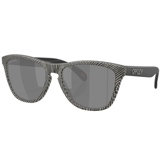 Oakley Frogskins Night Mission Collection Sunglasses - Matte Gray Ink Fingerprint/Prizm Black