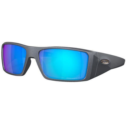 Oakley Heliostat Polarized Sunglasses - Blue Steel/Prizm Sapphire 1