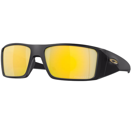 Oakley Heliostat Polarized Sunglasses - Matte Black/Prizm 24k 1