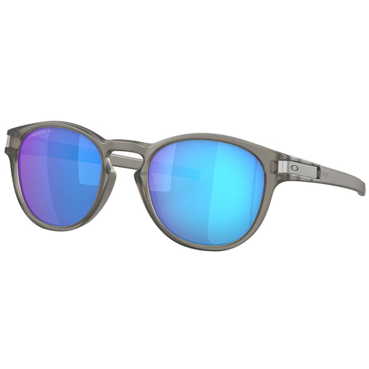 Oakley Latch Polarized Sunglasses - Matte Gray Ink/Prizm Sapphire 1