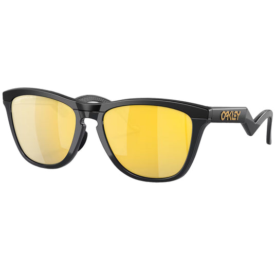 Oakley Frogskins Hybrid Polarized Sunglasses - Matte Black/Prizm 24k 1