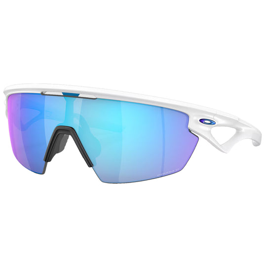 Oakley Sphaera Polarized Sunglasses - Matte White/Prizm Sapphire 1