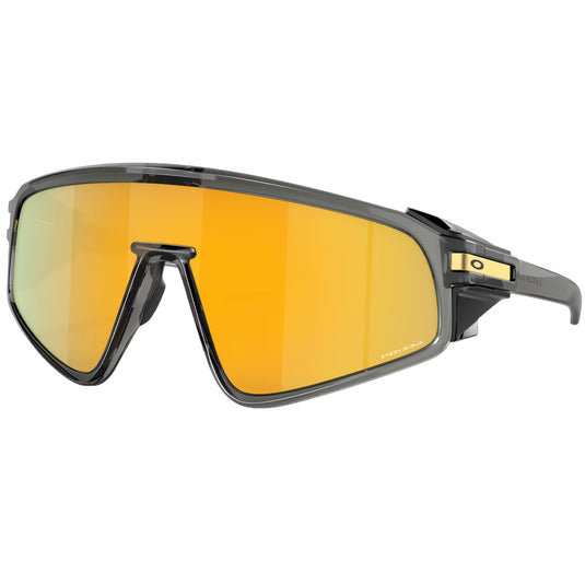 Oakley Latch Panel Sunglasses - Gray Smoke/Prizm 24k 1