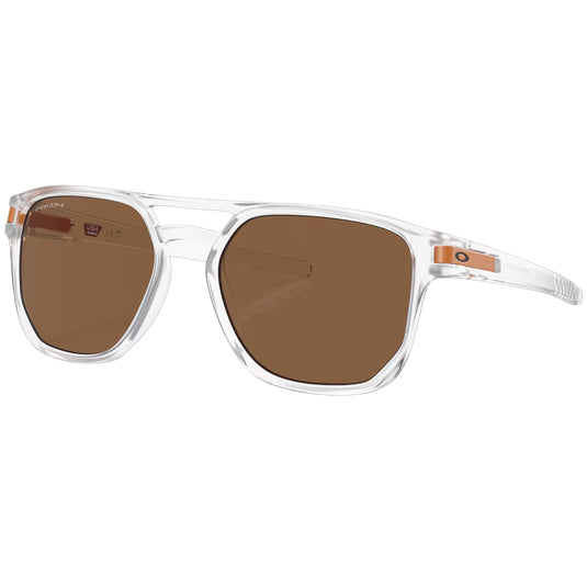 Oakley Latch Beta Introspect Collection Sunglasses - Matte Clear/Prizm Bronze 1