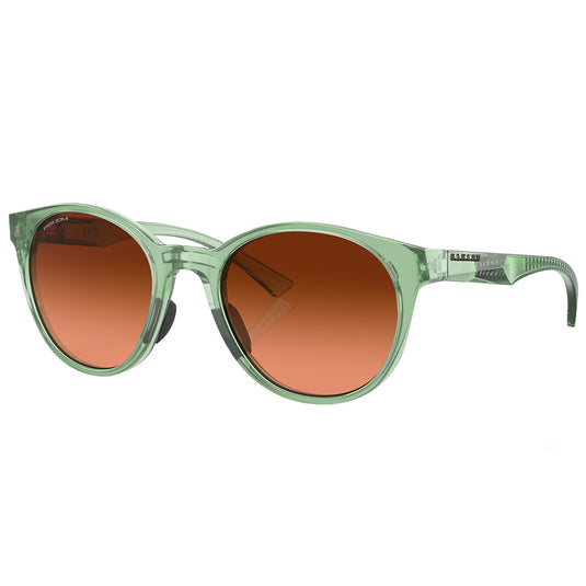 Oakley Spindrift Sunglasses - Transparent Jade/Prizm Brown Gradient 1