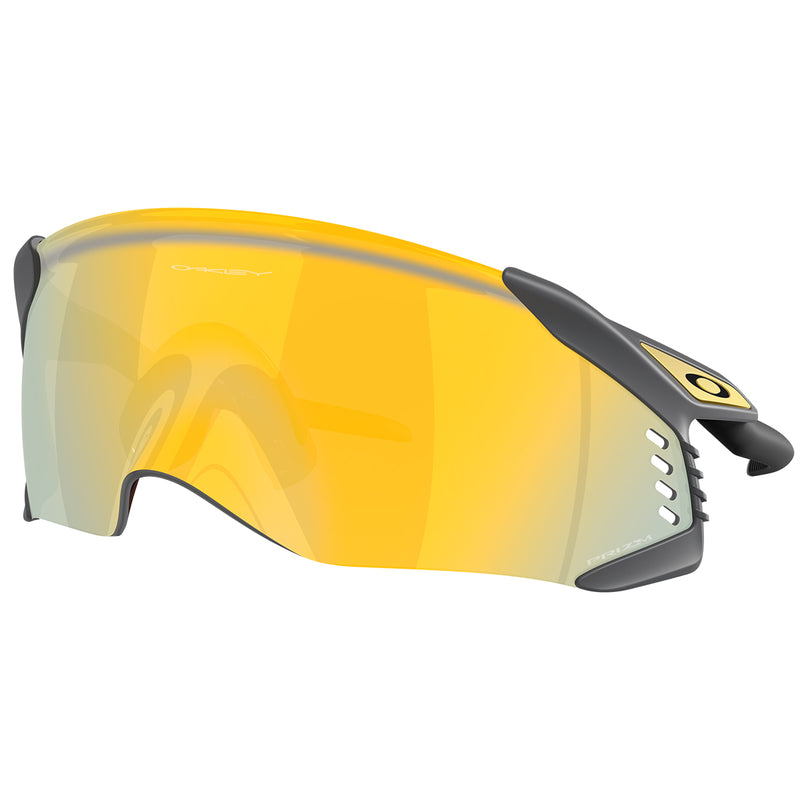 Load image into Gallery viewer, Oakley Velo Kato Sunglasses - Matte Carbon/Prizm 24k 1
