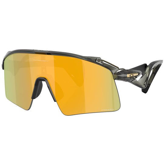 Oakley Stunt Wing Sunglasses - Gray Smoke/Prizm 24K