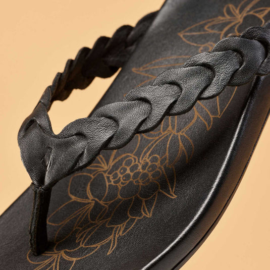 OluKai Women's Lei Leather Sandals 17