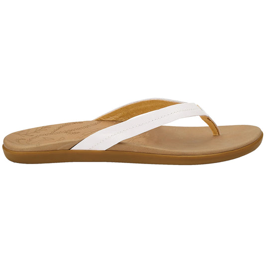 OluKai Women's Honu Leather Beach Sandals 9