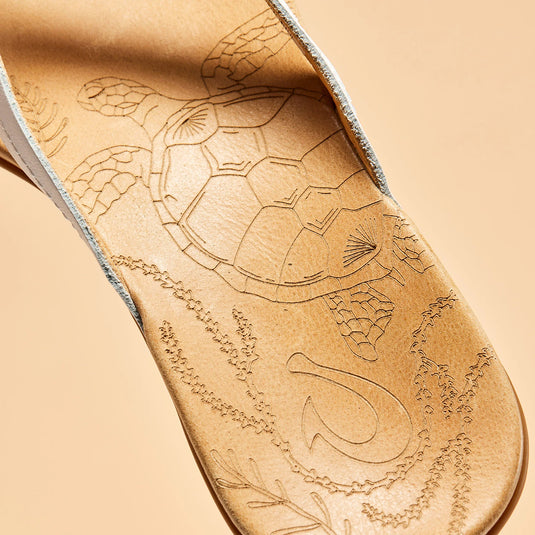 OluKai Women's Honu Leather Beach Sandals 8