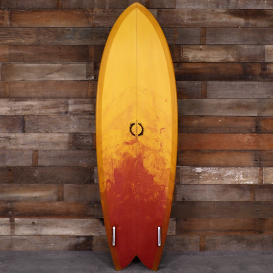 Pace Cascadia Fish 6'0 × 21 ⅛ × 2 ⅝ Surfboard - Red Flame 2