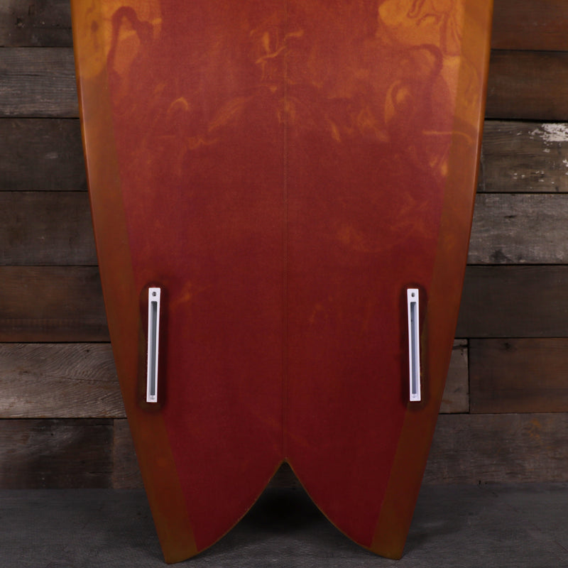 Load image into Gallery viewer, Pace Cascadia Fish 6'0 × 21 ⅛ × 2 ⅝ Surfboard - Red Flame 3
