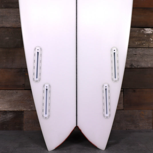 Pace Long Fish 6'10 × 21 ¼ × 2 ⅞ Surfboard - Red Swirl 3