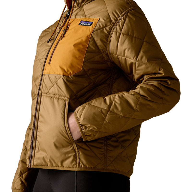 Load image into Gallery viewer, Patagonia Women's Diamond Quilted Bomber Hooded Zip-Up Jacket 7
