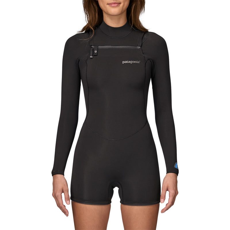 Load image into Gallery viewer, Patagonia Women's Yulex Regulator Lite 2mm Long Sleeve Chest-Zip Spring Wetsuit 4
