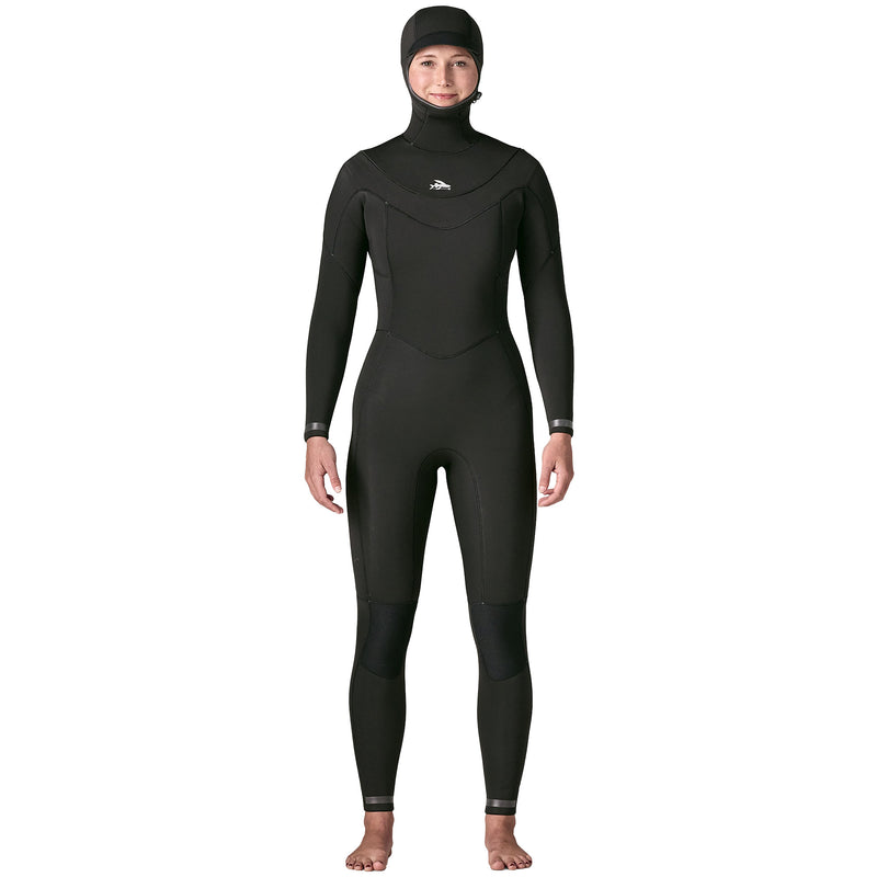 Load image into Gallery viewer, Patagonia Women's Regulator 6/5 Hooded U-Zip Wetsuit 1
