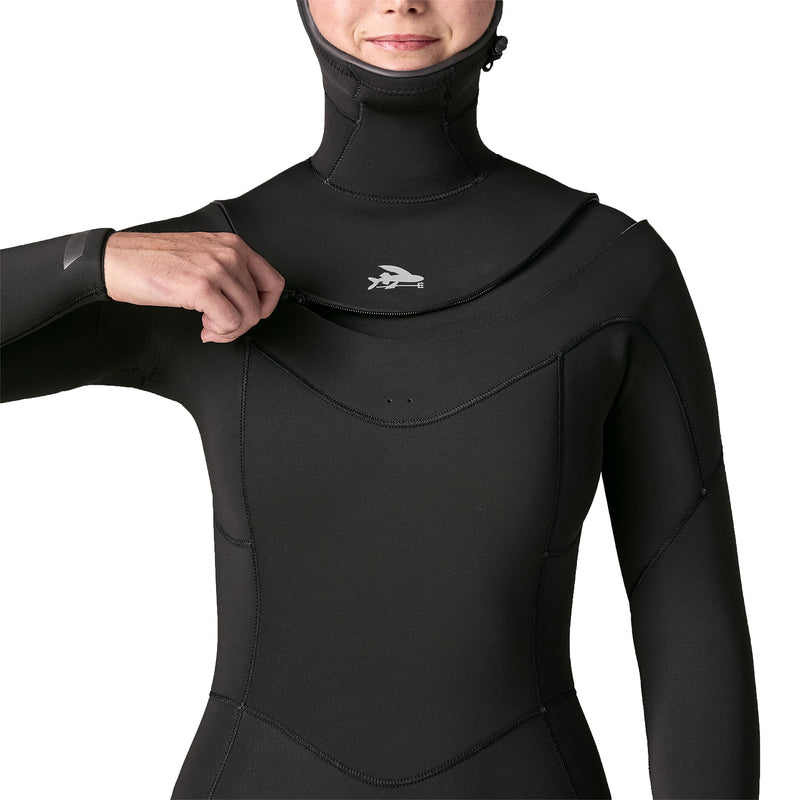 Load image into Gallery viewer, Patagonia Women's Regulator 6/5 Hooded U-Zip Wetsuit 4
