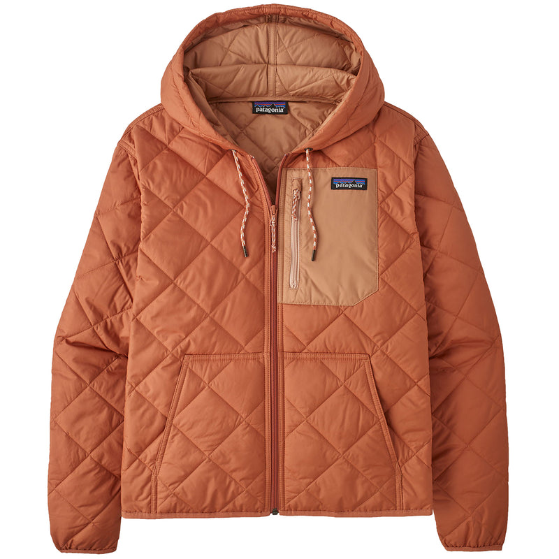 Load image into Gallery viewer, Patagonia Women's Diamond Quilted Bomber Hooded Zip Jacket - Sienna Clay 1
