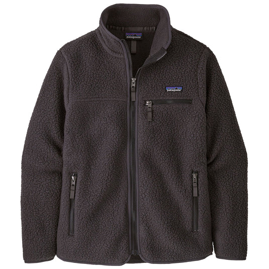 Patagonia Women's Retro Pile Fleece Zip-Up Jacket - Ink Black 1