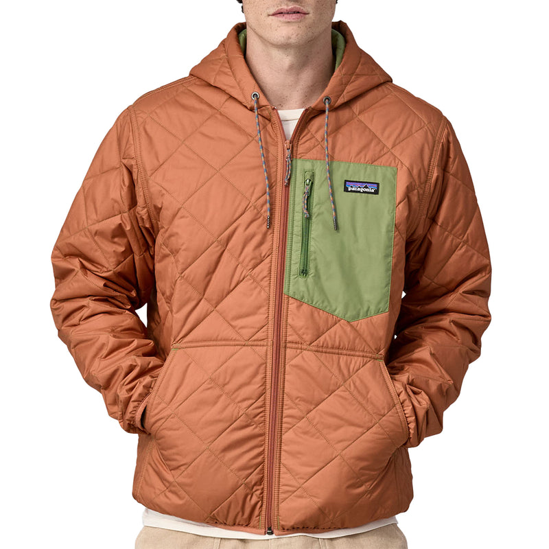 Load image into Gallery viewer, Patagonia Diamond Quilted Bomber Hooded Zip-Up Jacket 2
