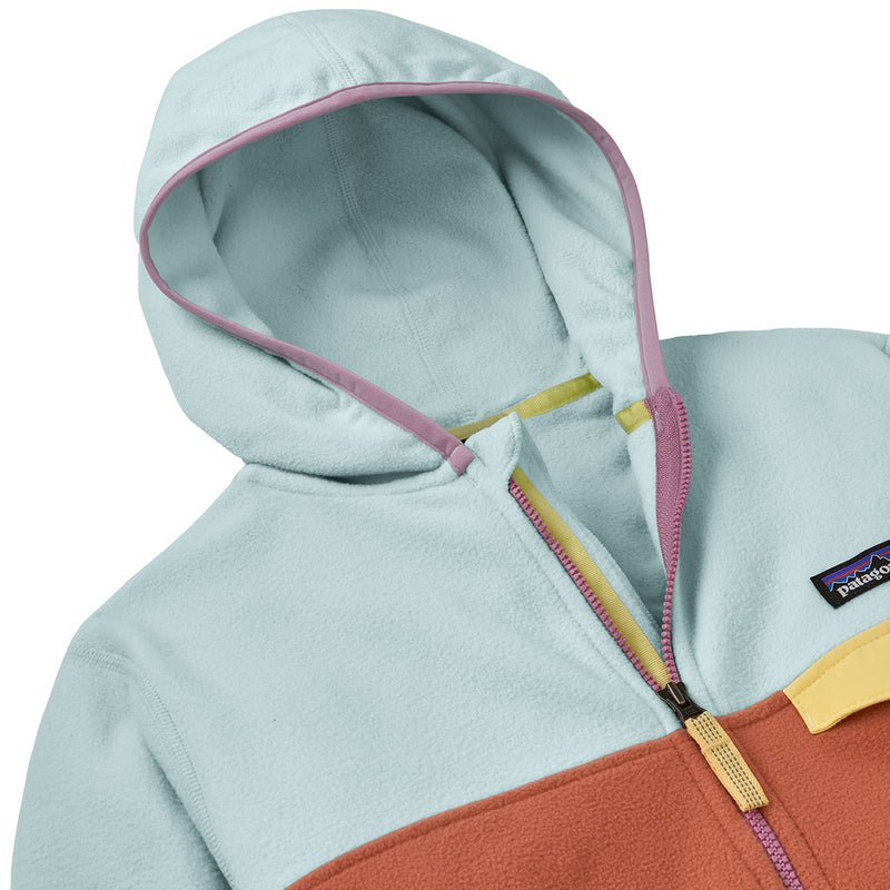 Load image into Gallery viewer, Patagonia Youth Micro D Snap-T Fleece Hooded Zip-Up Jacket 4
