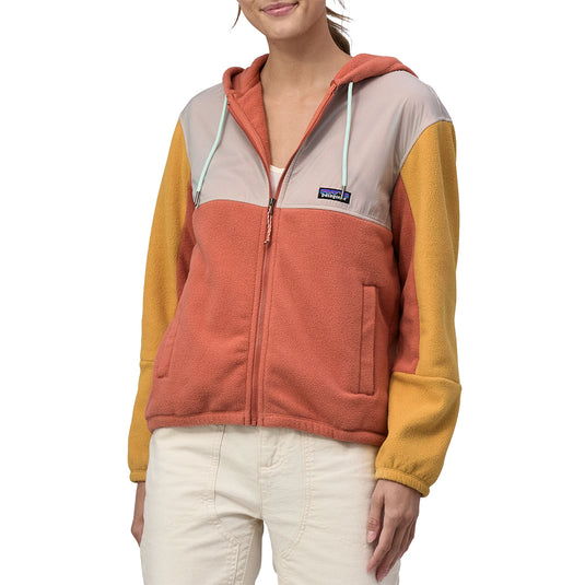 Patagonia Women's Microdini Fleece Hooded Zip Jacket - Sienna Clay 2