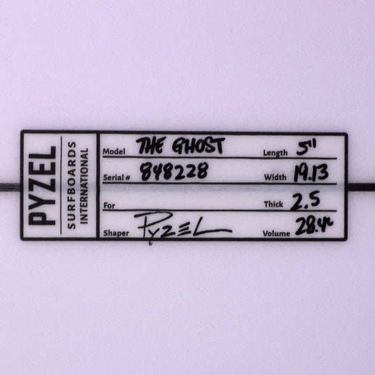 Pyzel The Ghost 5'11 × 19 ⅛ × 2 ½ Surfboard 4