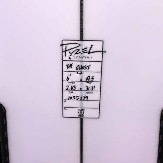 Pyzel The Ghost 6'1 × 19 ½ × 2 ⅝ Surfboard 4