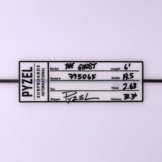 Pyzel The Ghost 6'1 × 19 ½ × 2 ⅝ Surfboard 4