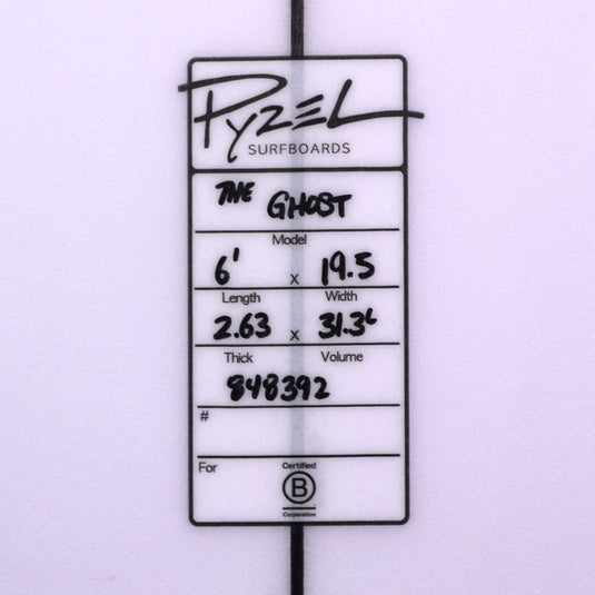 Pyzel The Ghost 6'1 × 19 ½ × 2 ⅝ Surfboard 4