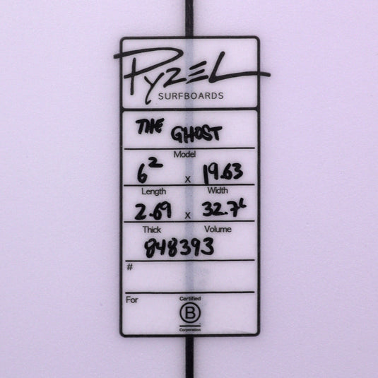 Pyzel The Ghost 6'2 × 19 ⅝ × 2 11/16 Surfboard 4