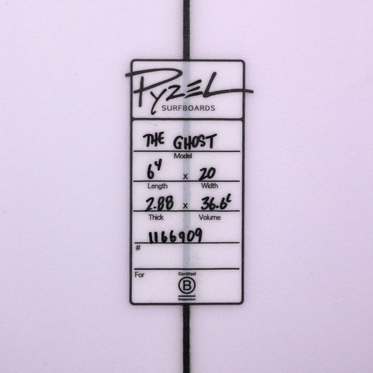 Pyzel The Ghost 6'4 × 20 × 2 ⅞ Surfboard 4