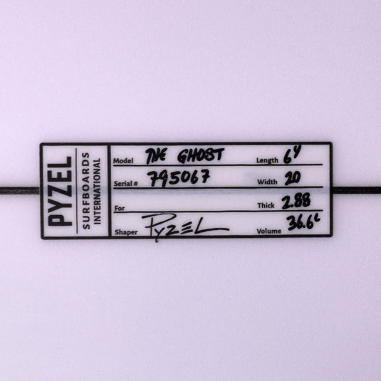 Pyzel The Ghost 6'4 × 20 × 2 ⅞ Surfboard 4