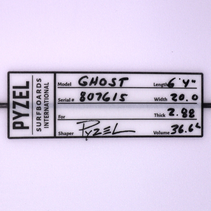 Load image into Gallery viewer, Pyzel The Ghost 6'4 × 20 × 2 ⅞ Surfboard 4

