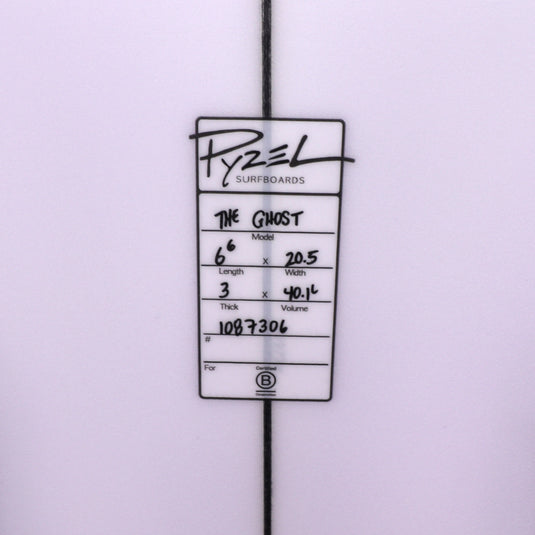 Pyzel The Ghost 6'6 × 20 ½ × 3 Surfboard 4