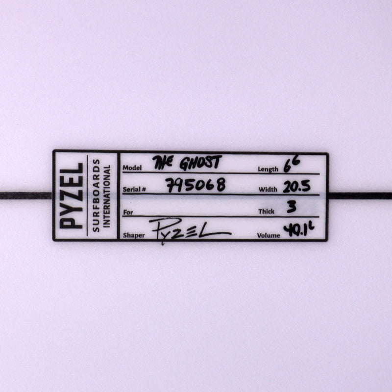 Load image into Gallery viewer, Pyzel The Ghost 6'6 × 20 ½ × 3 Surfboard 4
