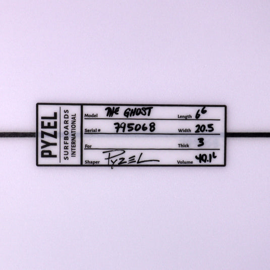 Pyzel The Ghost 6'6 × 20 ½ × 3 Surfboard 4