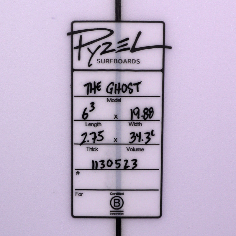 Load image into Gallery viewer, Pyzel The Ghost Squash 6'3 × 19 ⅞ × 2 ¾ Surfboard 4

