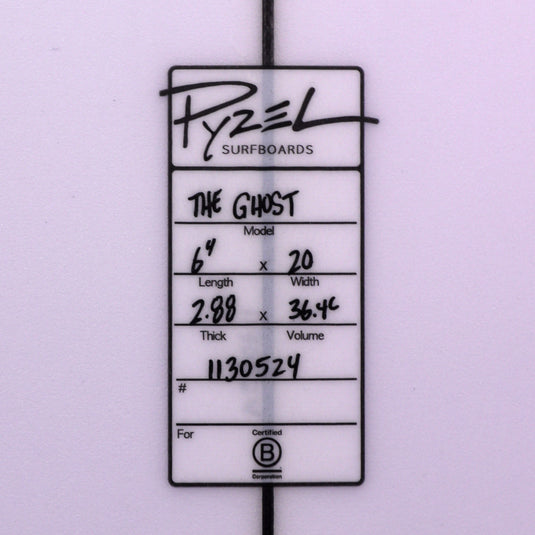 Pyzel The Ghost Squash 6'4 × 20 × 2 ⅞ Surfboard 4