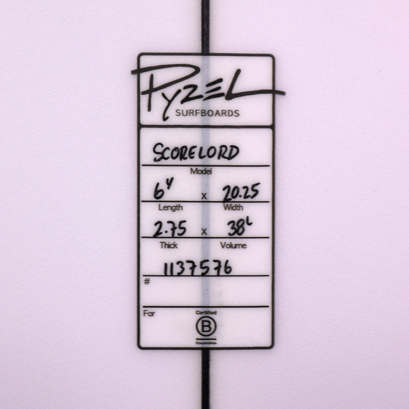 Load image into Gallery viewer, Pyzel The Score Lord 6'4 × 20 ¼ × 2 ¾ Surfboard 4
