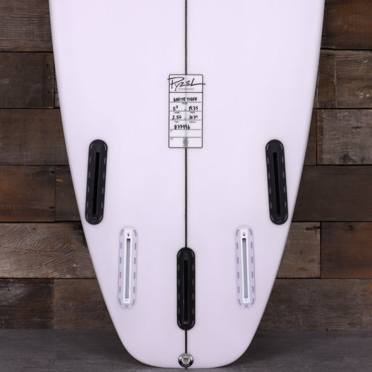 Pyzel White Tiger 5'7 × 19 ¾ × 2 9/16 Surfboard 3