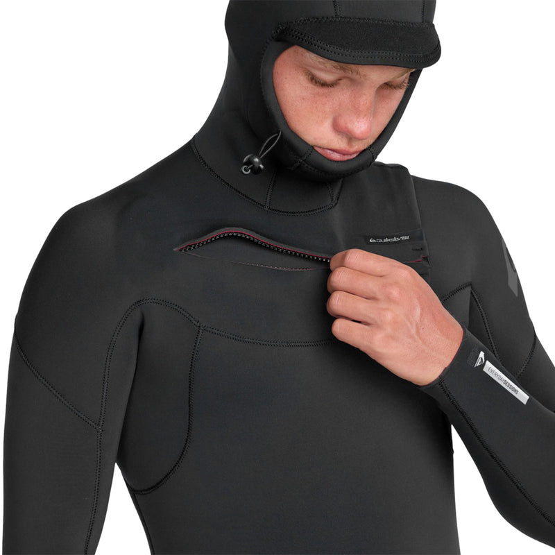 Load image into Gallery viewer, Quiksilver Everyday Sessions 4/3 Hooded Chest-Zip Wetsuit 4
