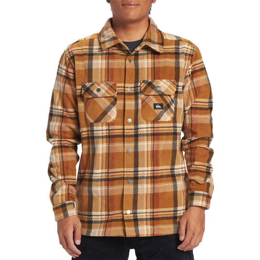 Quiksilver Surf Days Long Sleeve Fleece Flannel Shirt 3