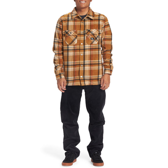 Quiksilver Surf Days Long Sleeve Fleece Flannel Shirt 6