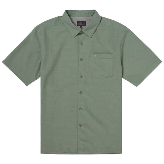 Quiksilver Waterman Centinela Short Sleeve Button-Up Shirt 8