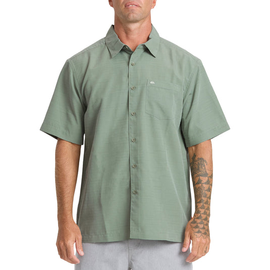 Quiksilver Waterman Centinela Short Sleeve Button-Up Shirt 10