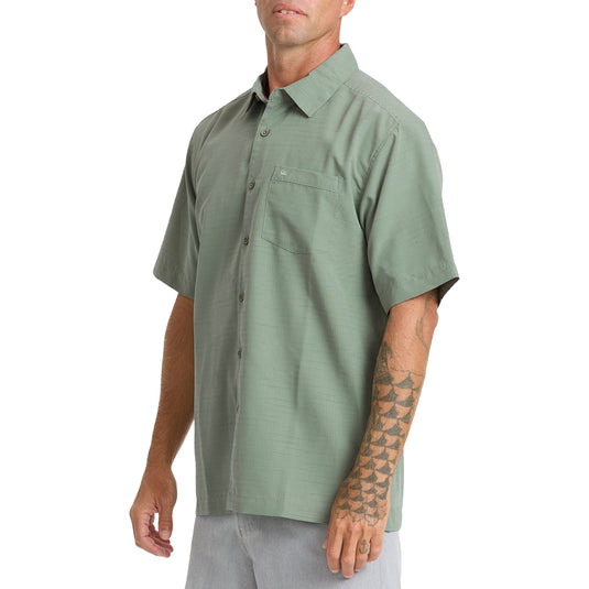 Quiksilver Waterman Centinela Short Sleeve Button-Up Shirt 12
