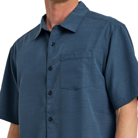 Quiksilver Waterman Centinela Short Sleeve Button-Up Shirt 6
