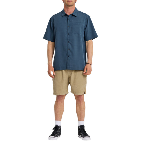 Quiksilver Waterman Centinela Short Sleeve Button-Up Shirt 7