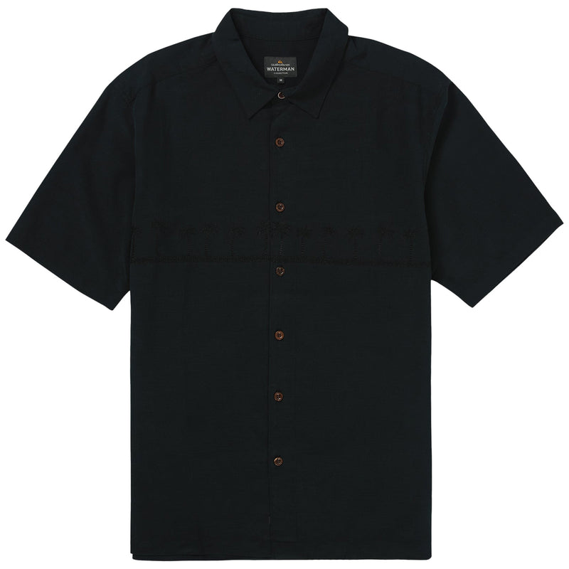 Load image into Gallery viewer, Quiksilver Waterman Tahiti Palms Short Sleeve Button-Up Shirt 1
